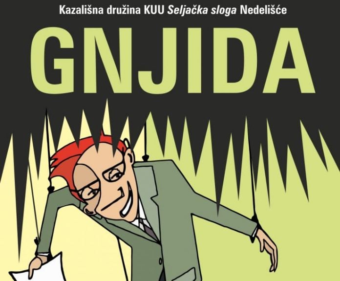 Plakat za kazališnu predstavu Gnjida