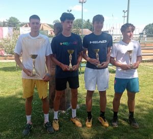 Muški finalisti turnira u tenisu u Čakovcu