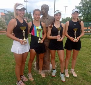 Ženske finalistice turnira u tenisu u Čakovcu