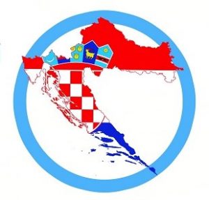Karta Hrvatske.